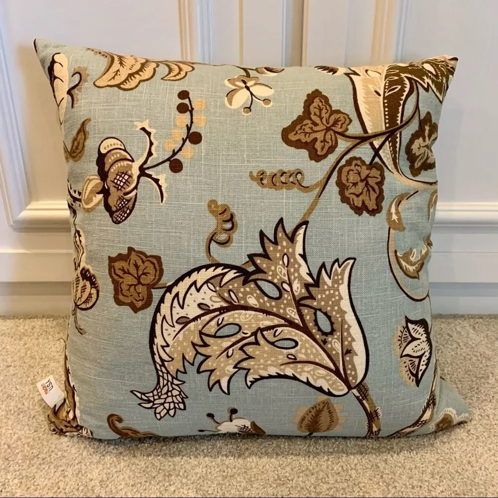 Beautiful‎ Westport Teal Green Floral Accent Pillow
